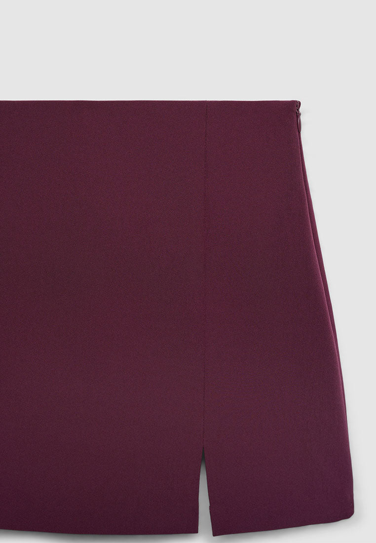 Women's High-Rise Minimalist A-Line Mini Skirt