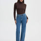 Women's High-neck Long-sleeved T-shirt