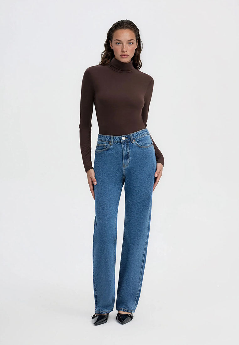 Women's High-neck Long-sleeved T-shirt