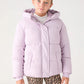 Padded jacket with hood for Girls