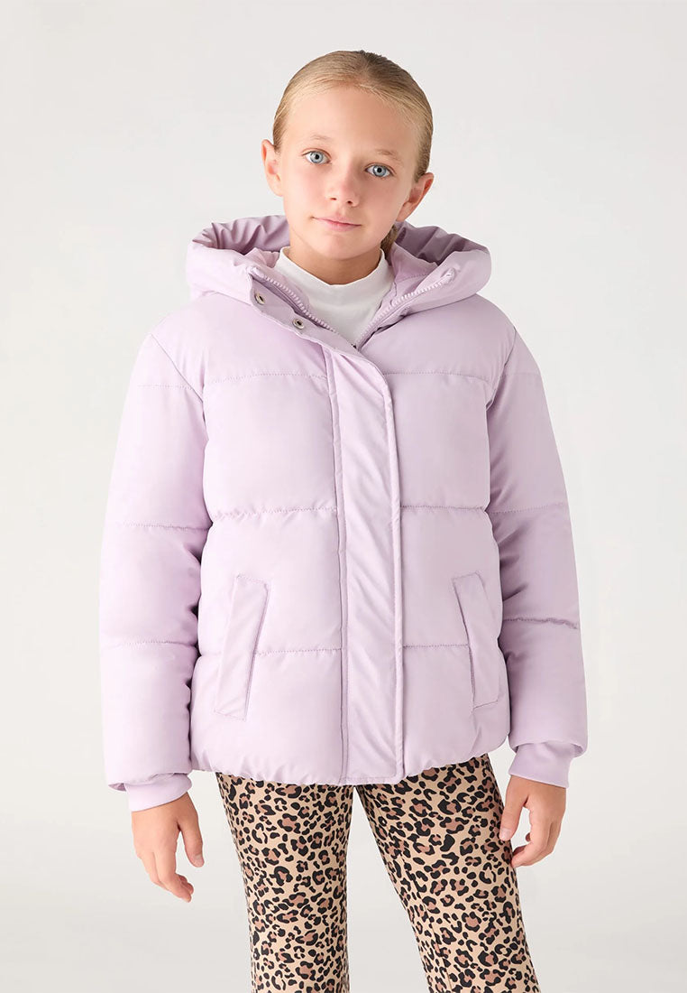 Padded jacket with hood for Girls