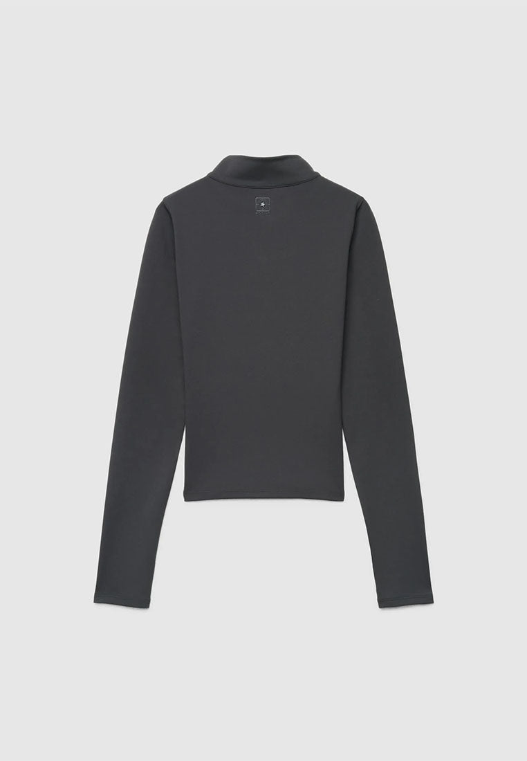 Women's Half-Zip Sports Long-sleeves T-Shirt