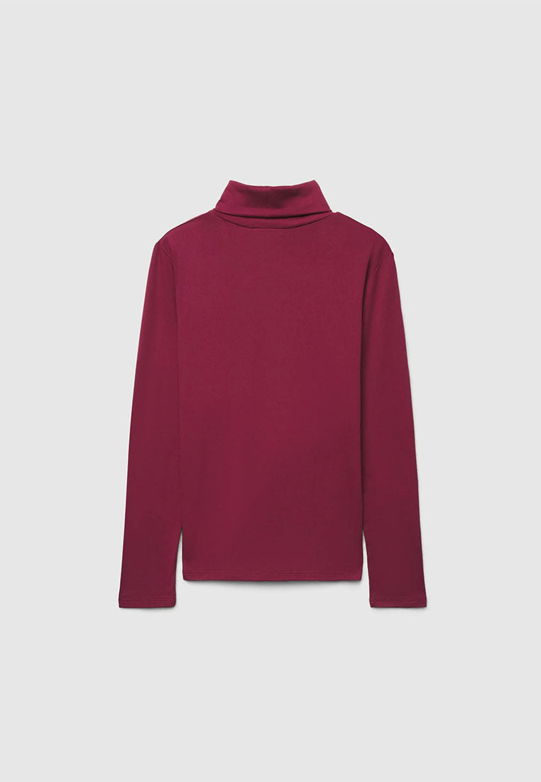 Women's High-neck Long-sleeved T-shirt