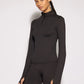 Women's Half-Zip Sports Long-sleeves T-Shirt