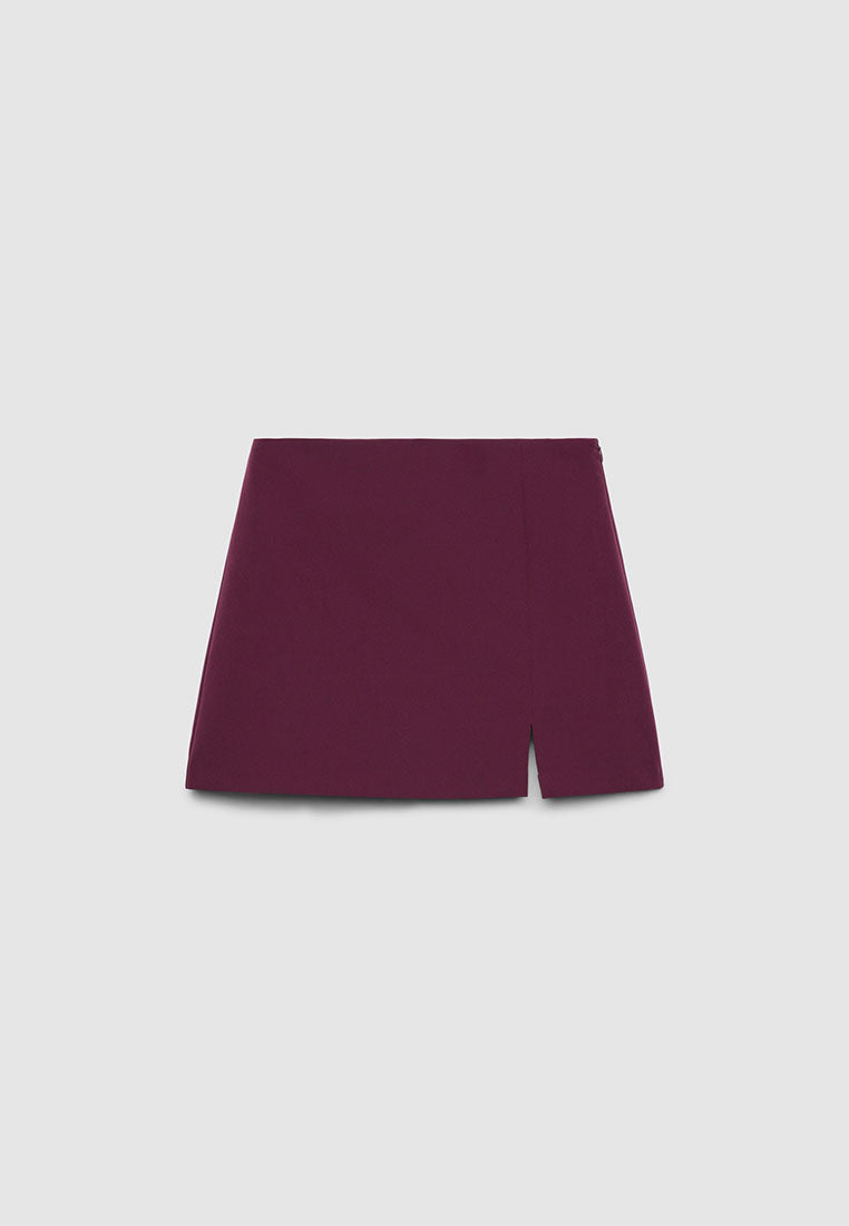 Women's High-Rise Minimalist A-Line Mini Skirt