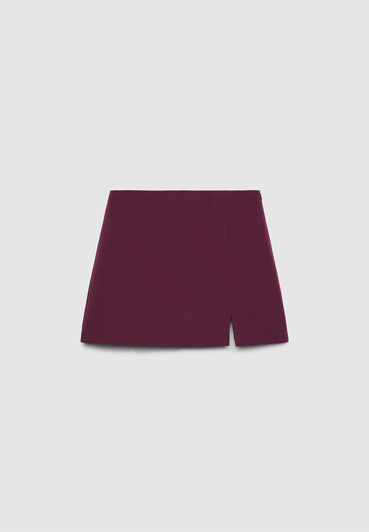 Women's High-Rise Minimalist A-Line Mini Skirt