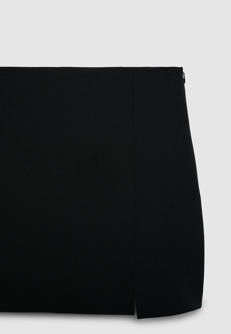 Women's High-Rise Minimalist A-Line Mini Skirt
