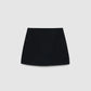 Women's High-Rise Minimalist A-Line Mini Skirt