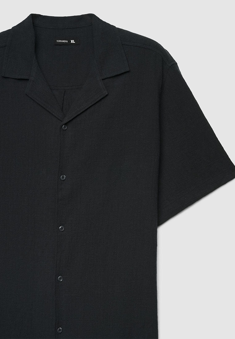 Men's Plain Bowling Shirt