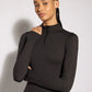 Women's Half-Zip Sports Long-sleeves T-Shirt