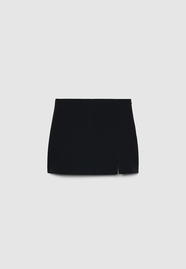 Women's High-Rise Minimalist A-Line Mini Skirt