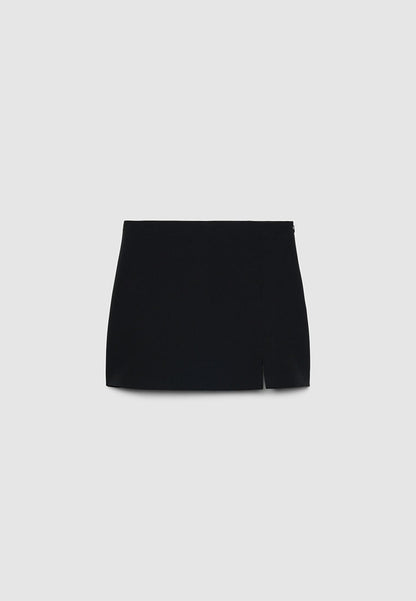 Women's High-Rise Minimalist A-Line Mini Skirt
