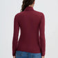 Women's High-neck Long-sleeved T-shirt