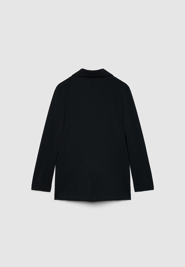 Women's Unstructured solid-colour jacket