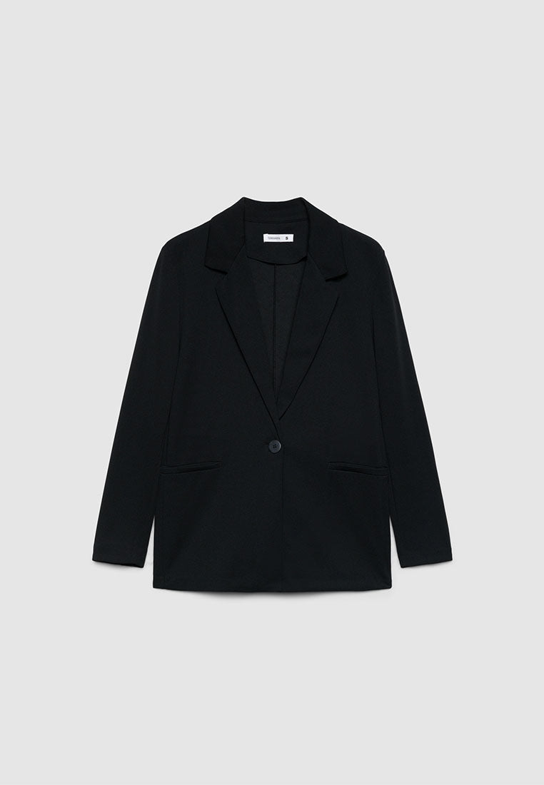Women's Unstructured solid-colour jacket