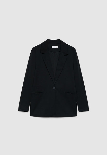 Women's Unstructured solid-colour jacket