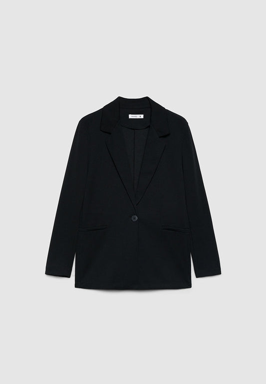 Women's Unstructured solid-colour jacket