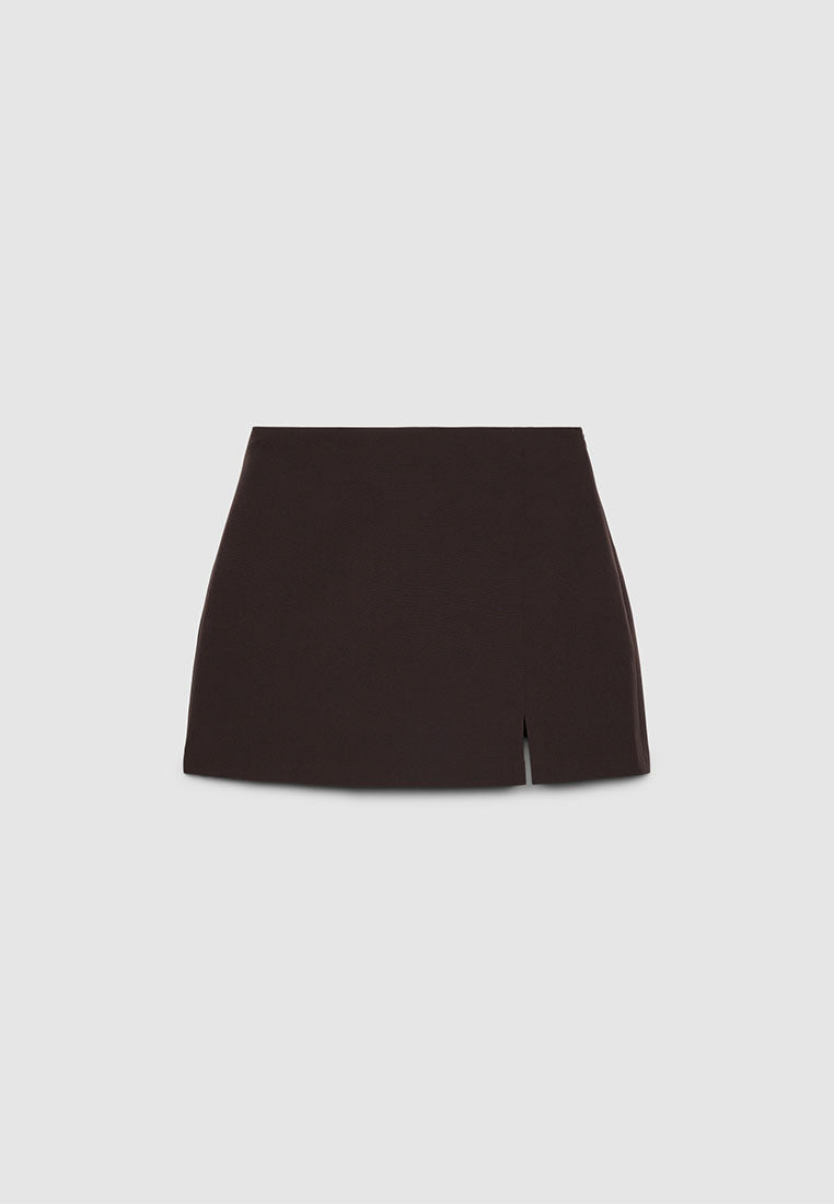 Women's High-Rise Minimalist A-Line Mini Skirt