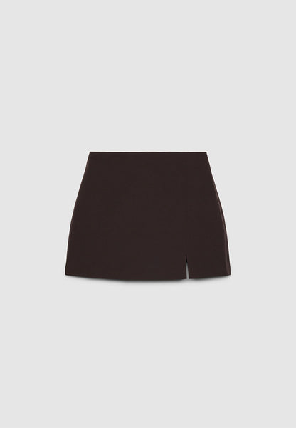 Women's High-Rise Minimalist A-Line Mini Skirt