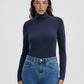 Women's High-neck Long-sleeved T-shirt