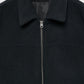 Men's Zip-up shirt jacket with patch pockets