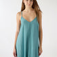 Women's V-Neck Crisscross Back Maxi Dress
