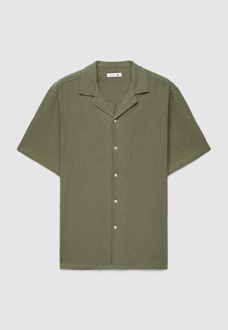 Men's Plain Bowling Shirt