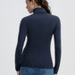 Women's High-neck Long-sleeved T-shirt