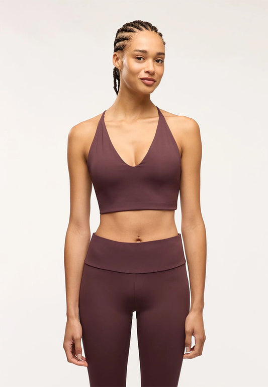 Women's V-Neck Sports Bra Top