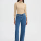 Women's High-neck Long-sleeved T-shirt