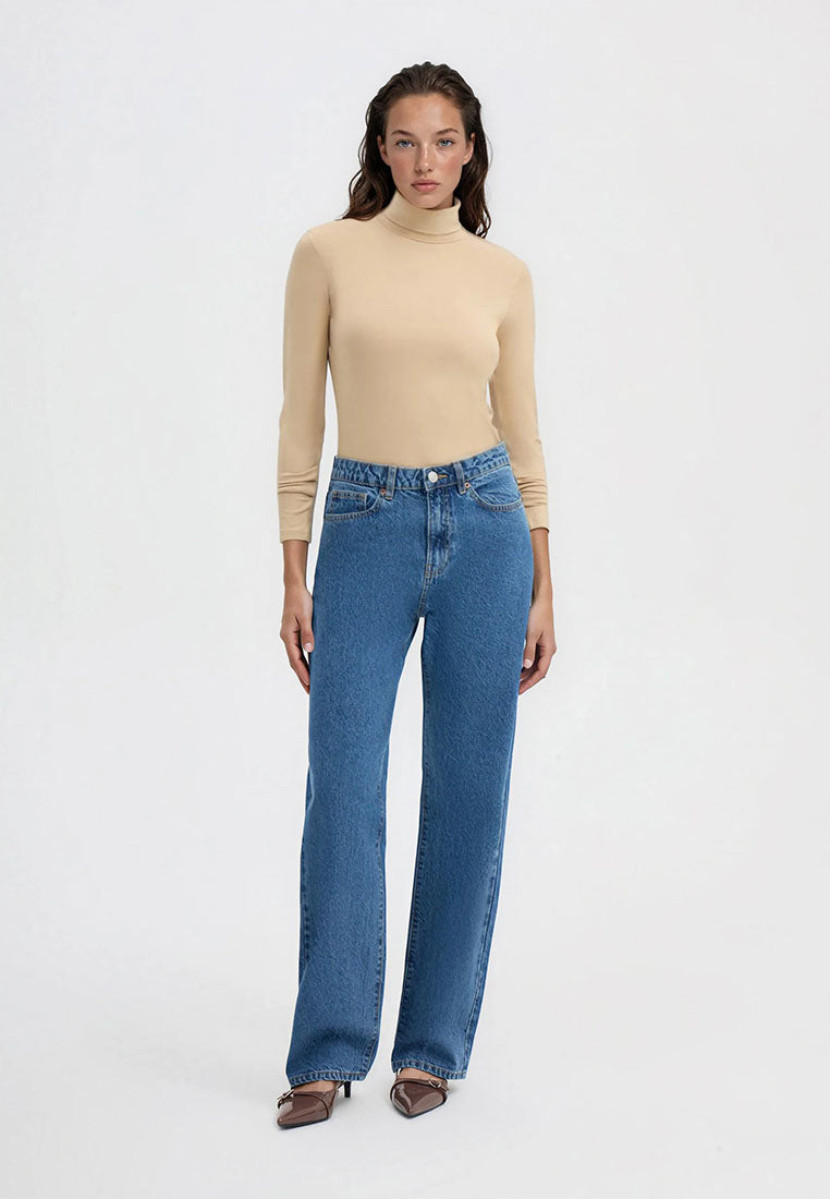 Women's High-neck Long-sleeved T-shirt