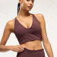 Women's V-Neck Sports Bra Top