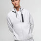 Men's sweatshirt with zip and hood