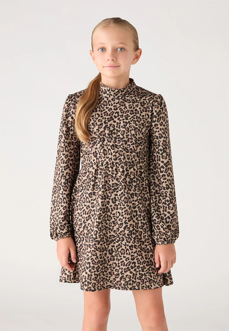 Animal Print Dress for Girls