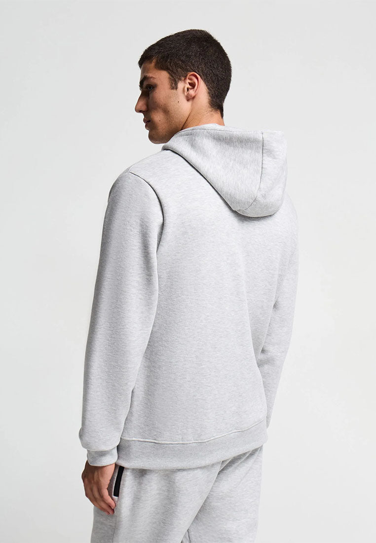 Men's sweatshirt with zip and hood