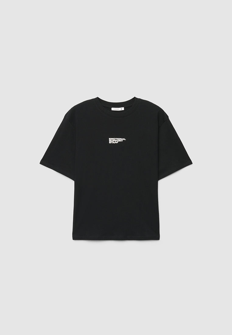 Women's Minimalist Slogan Print T-shirt