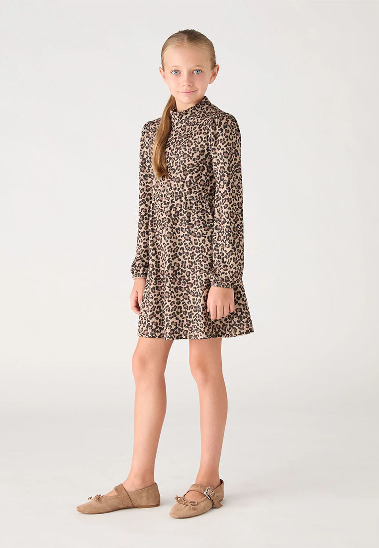 Animal Print Dress for Girls