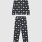 Women's Pyjama set with long-sleeve T-shirt and long trousers
