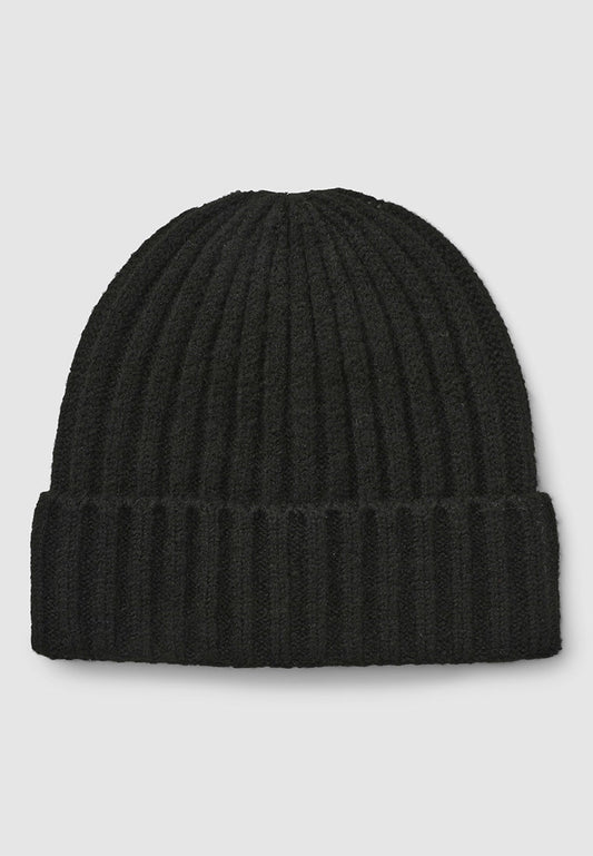 Men's Solid colour ribbed cap