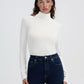 Women's High-neck Long-sleeved T-shirt