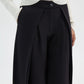 Women's Wide-leg trousers with double pleats