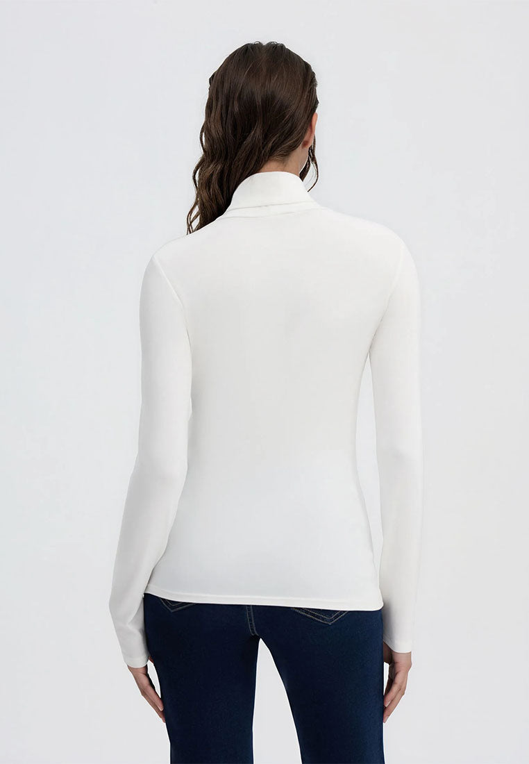 Women's High-neck Long-sleeved T-shirt