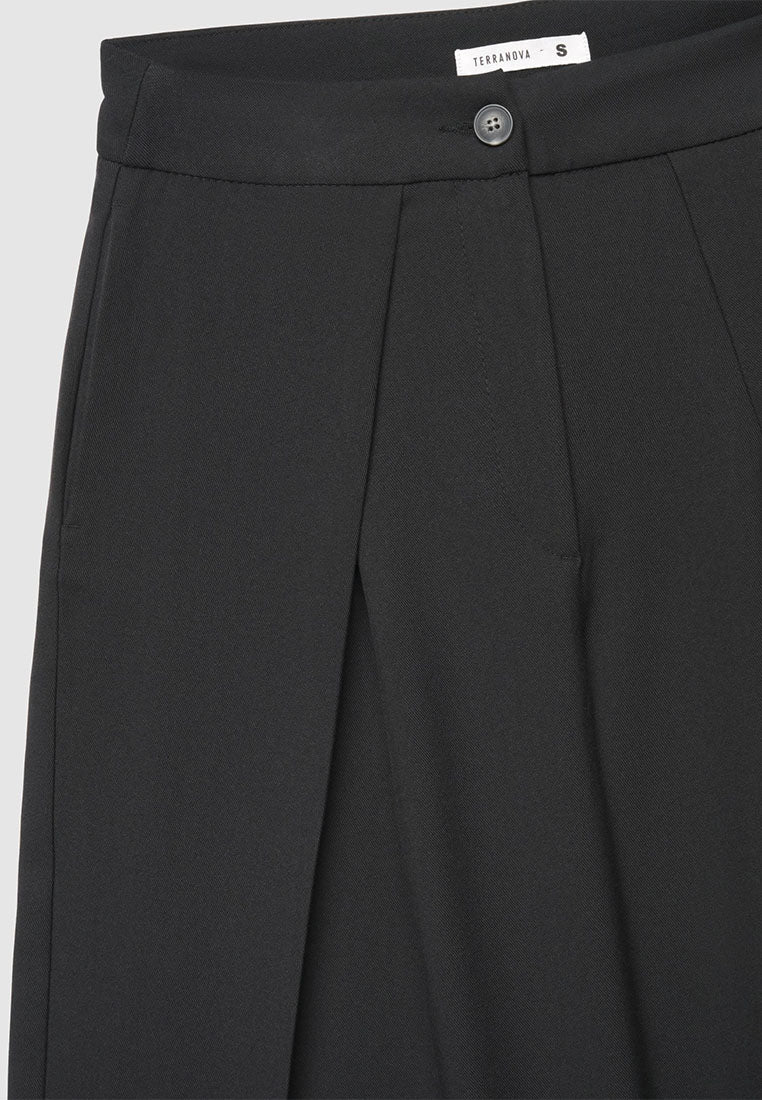 Women's Wide-leg trousers with double pleats