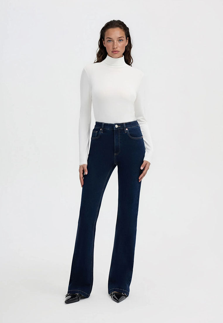 Women's High-neck Long-sleeved T-shirt