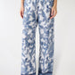 Women's Paisley Wide-leg Trousers