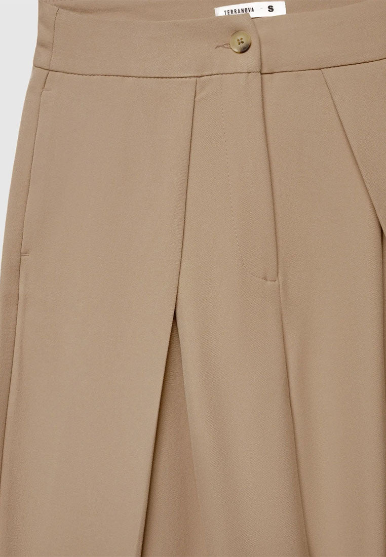 Women's Wide-leg trousers with double pleats