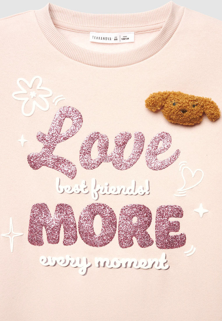 Sweatshirt with Print for Girls