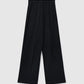 Women's Wide leg mélange-effect trousers