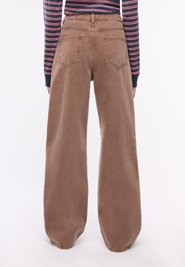 Women's Coloured Wide Leg Jeans
