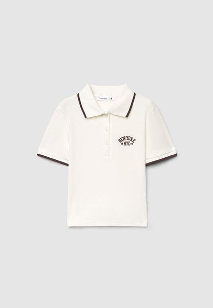 Women's New York Collegiate Knit Polo Shirt